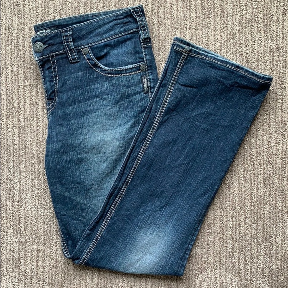 Silver jeans Suki Mid Slim Boot *ALTERED LENGTH*